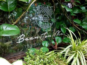 ป้ายริมธาร บ้านต้นไม้ คาเฟ่ จ.กระบี่ (Baan Tonmai Café)